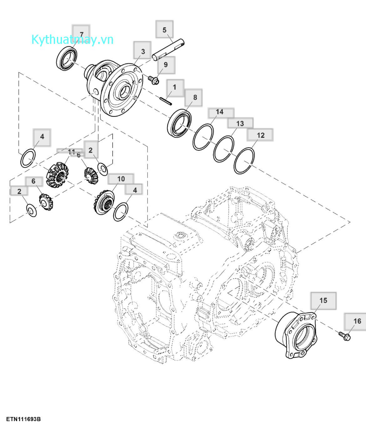 Truyền động vi sai - ST825216